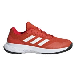 ADIDAS GameCourt 2 Allcourtschuh Herren - Orange, Weiß -Tennisausrüstung 05752000 0 1