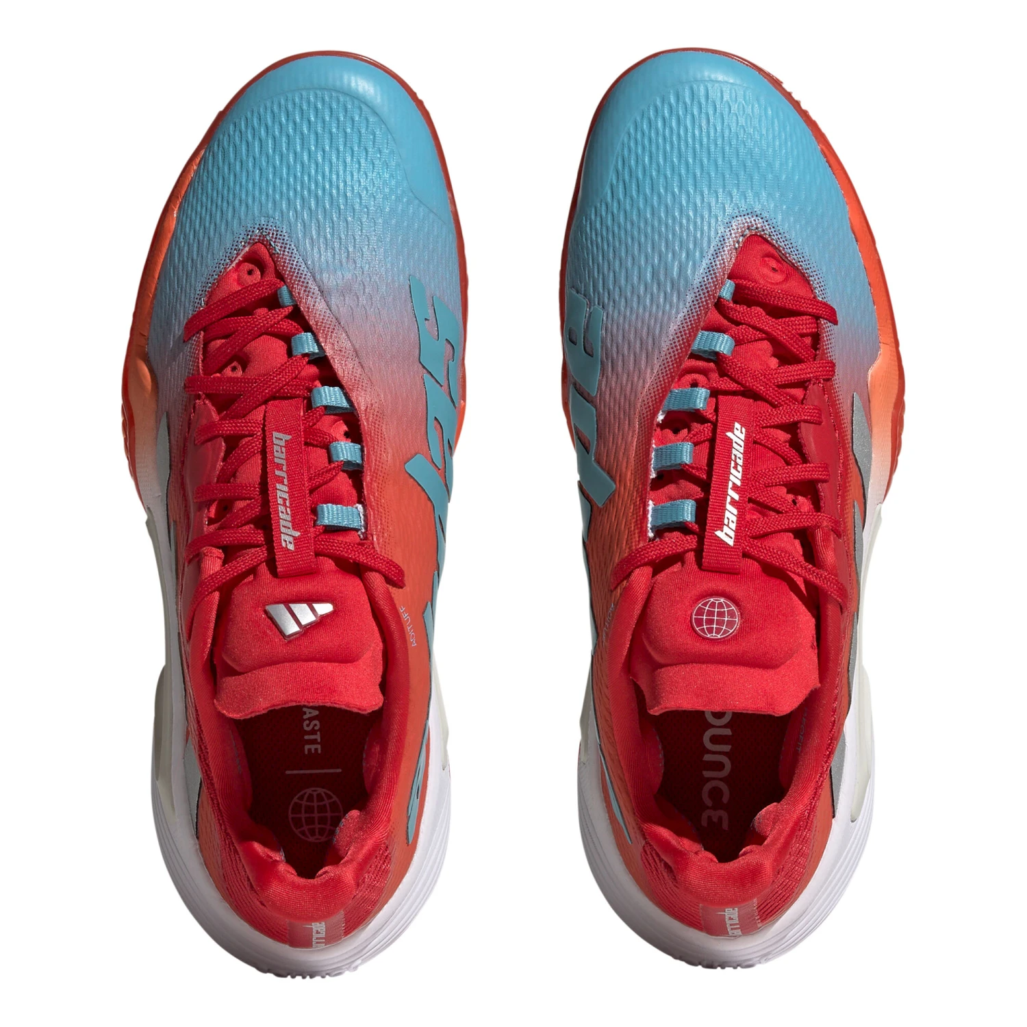 ADIDAS Barricade Sandplatzschuh Damen - Rot, Weiß 4 ADIDAS Barricade Sandplatzschuh Damen - Rot, Weiß – Bild 2