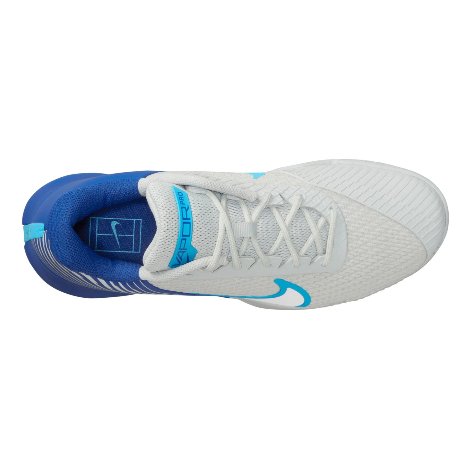 Nike Air Zoom Vapor Pro 2 Sandplatzschuh Herren - Weiß, Blau 5 Nike Air Zoom Vapor Pro 2 Sandplatzschuh Herren - Weiß, Blau – Bild 3